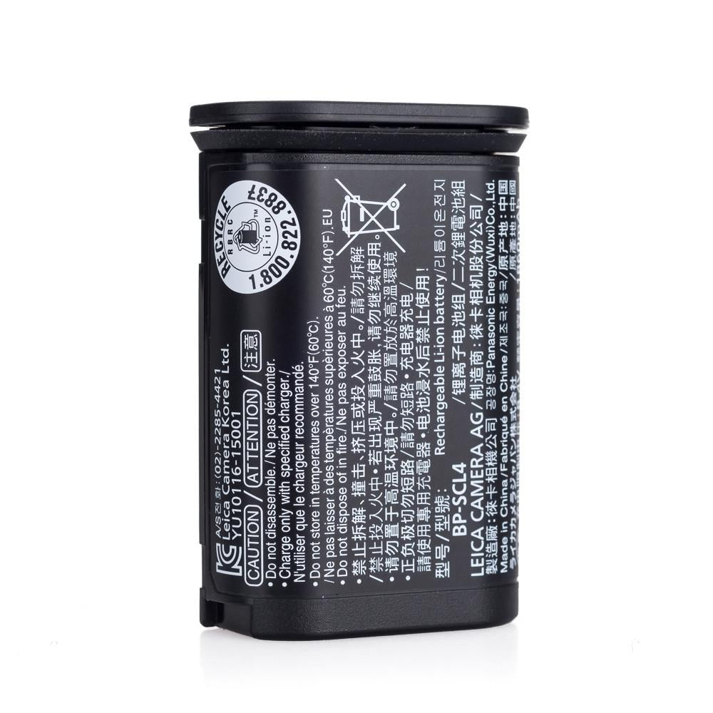 Lithium-Ion-Battery Bp-Scl4, Black For Leica Sl2 / Q2 / Sl